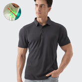 _BREEZ Anti-Odor Polo - Charcoal