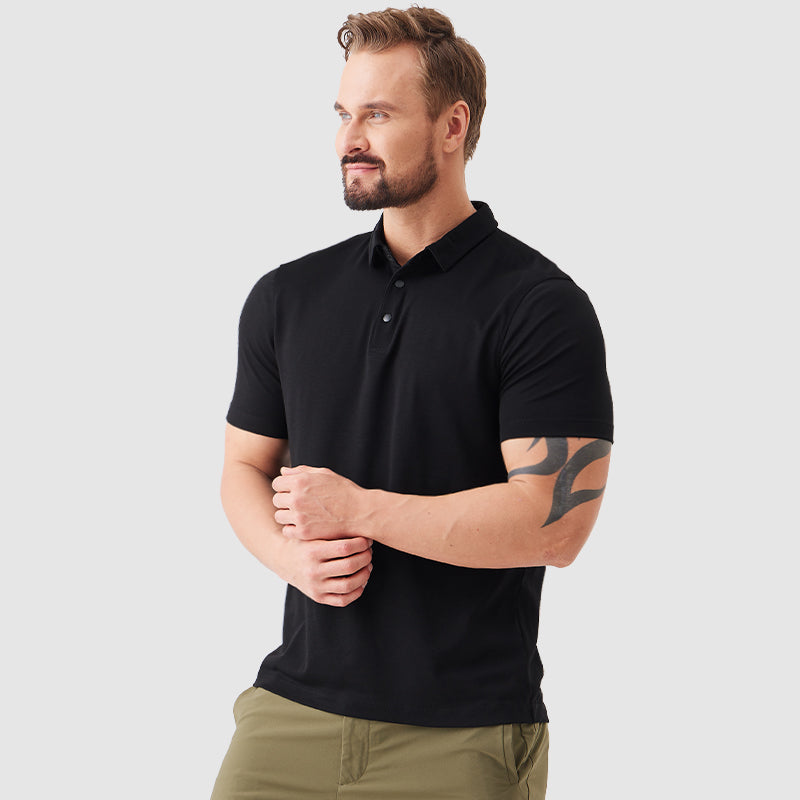 _BREEZ Anti-Odor Polo - Black