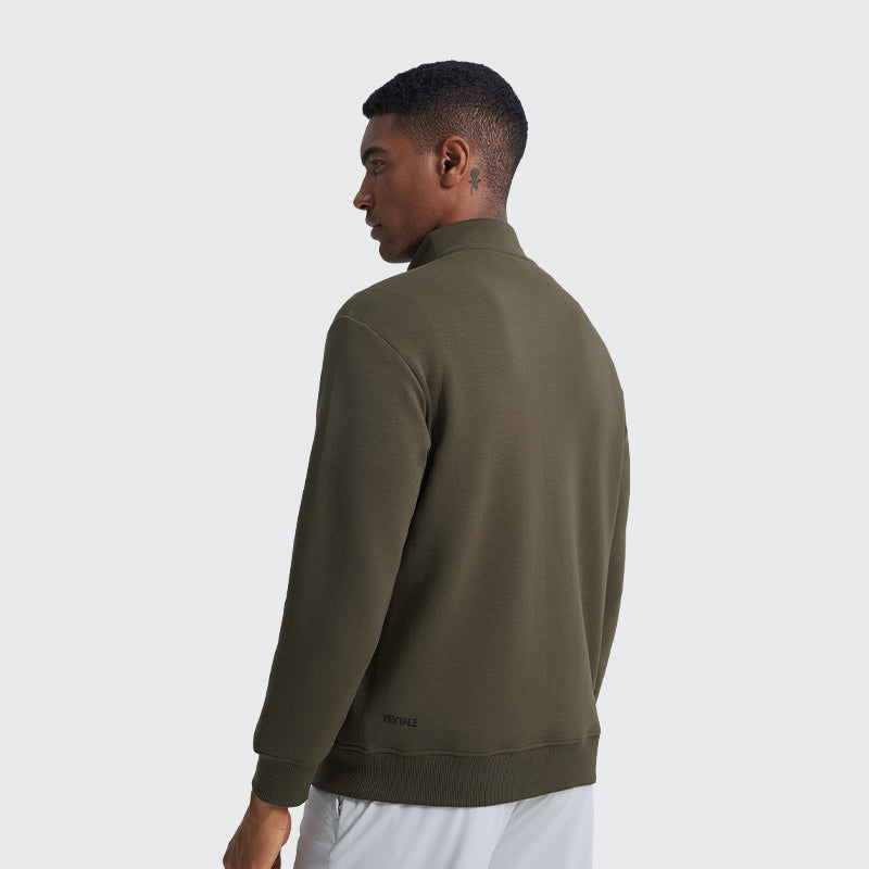 _COZY 1/4 Zip - Moss