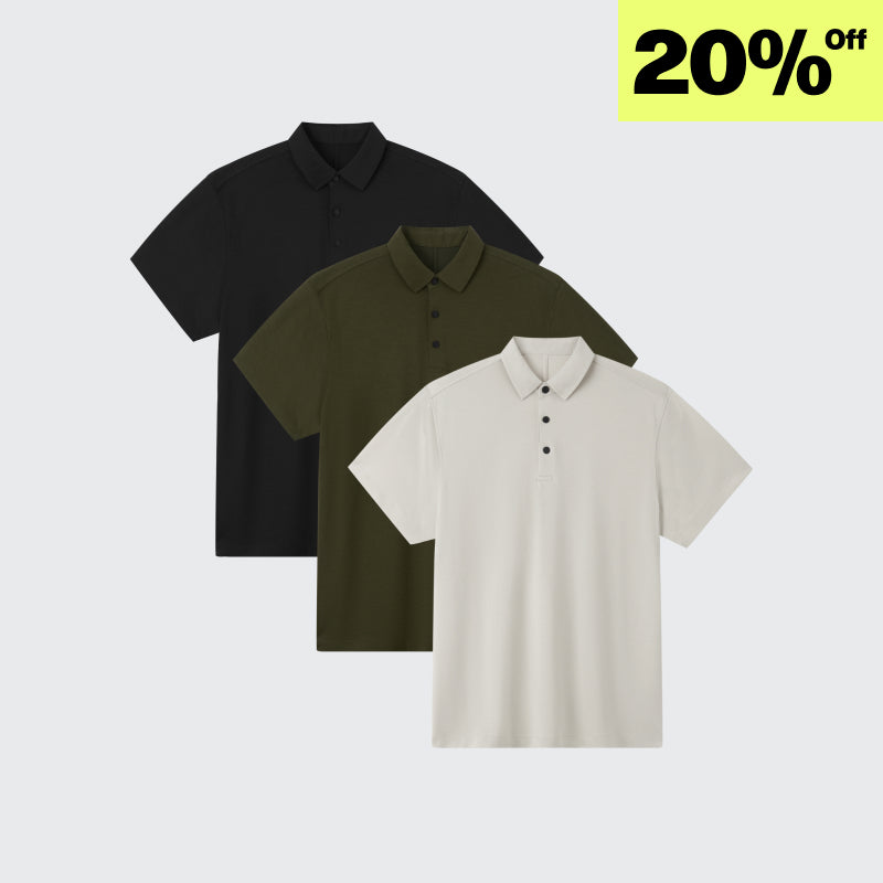 Classic Breezy Polo 3-Pack