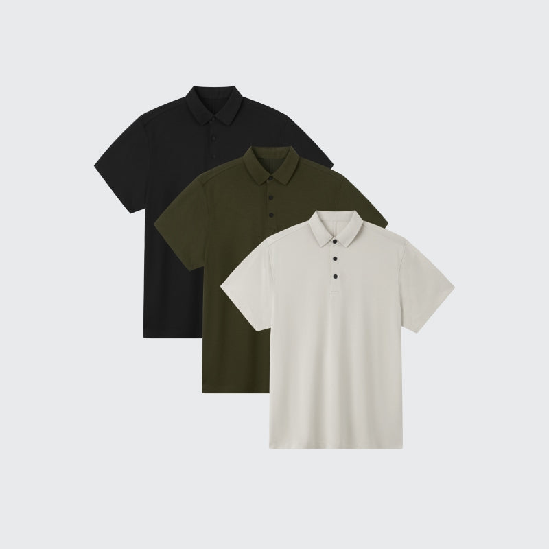 Classic Breezy Polo 3-Pack