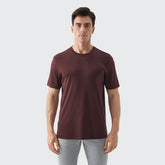 _FRESH Stain-Repel Relaxed Tee - Wine