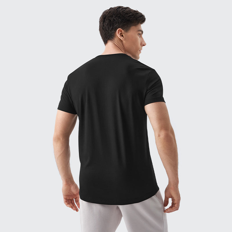 Fresh Stain-Repel Signature Tee Black Side